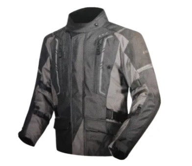 Ls2 Riding Jacket Narvik Black Dark Grey  Best Mens Riding Jacket in India for touring and road trips, best riding gear for motorcycle bikes in india