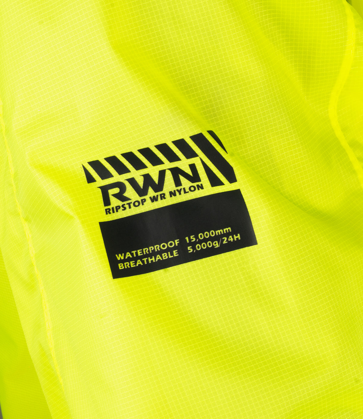 RYNOX H2Go Pro 3 Rain Jacket in Hi Viz Green Yellow Nuon Color - Premium Waterproof Riding Gear in India for Motorcycle Bike Riders specially designed for long touring or road trips on Indian Bikes to protect against heavy monsoon rains