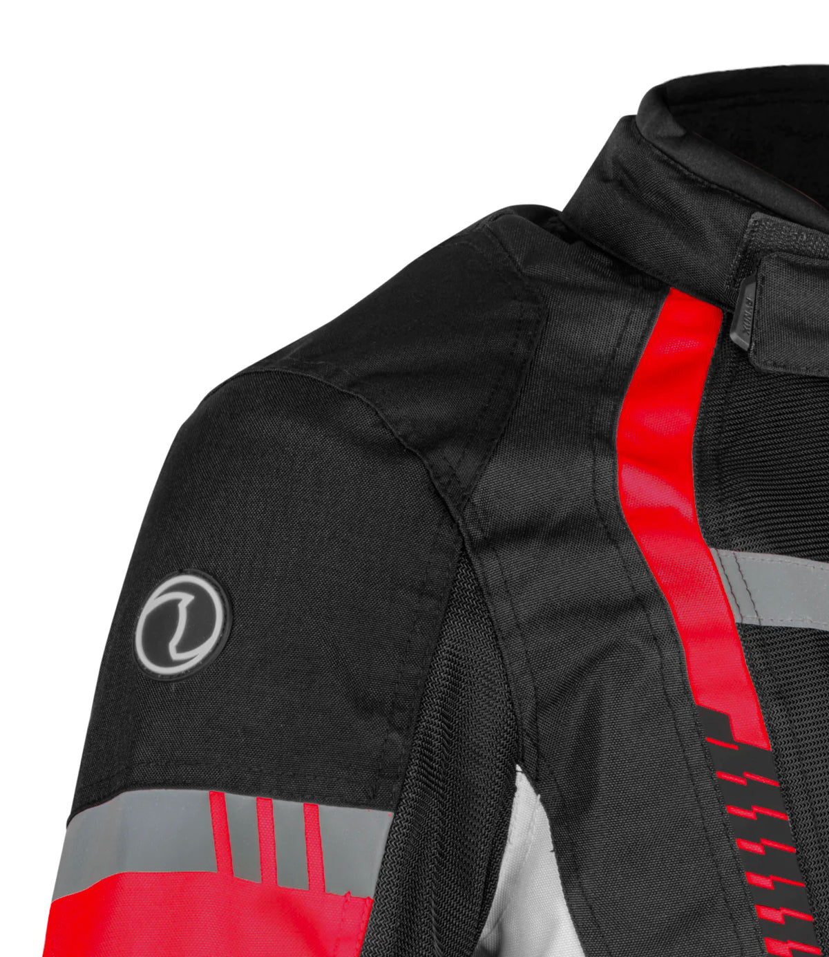 RYNOX Tornado Pro 4 Riding Jacket - CE Level 2 Certified Class A Black Red Touring Jacket for Bikes in India, Best Riding Jacket for indian motorcycle for road trips. Best Rynx Riding gear in India.