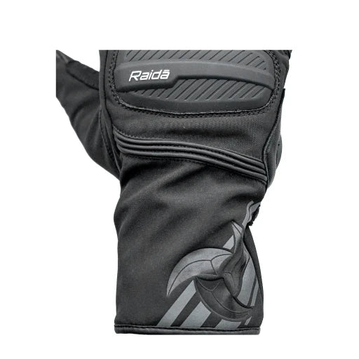 Raida Alps Waterproof Winter Motorcycle Gloves in Balck Color – Thermal, Touchscreen, All-Weather Riding Gloves for Bikers, Best Bike Gloves in India, Best Riding Gloves for Bikers, Black Gloves for Indian Bikes