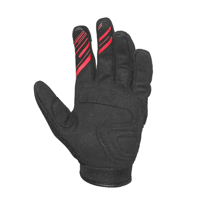 Raida Avantur Mx Riding Gloves in Black Red Color– Lightweight, Breathable Off-Road & Street Gloves for Bike Riders, Best Riding Gloves in India for Indian Roads, Road Trips and Long touring, Best Gloves for Off Road Bikes
