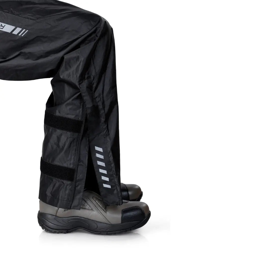 Raida Drymax 15K Rainpants in Black Color – Waterproof Riding Rain Pant With 15,000Mm Protection, Best Rain Pants for Bike Riders, Long Touring, Road Trips, Bike Trips, Best Waterproof Pants in India for monsoon