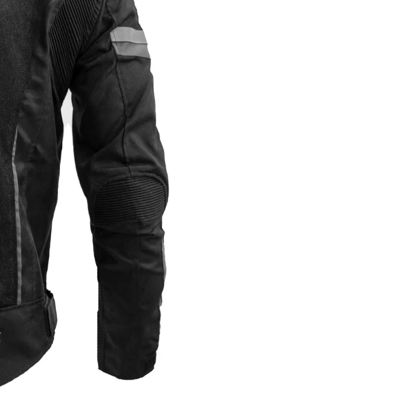 Raida Frigate Riding Jacket Black – Ce Level 2 Armored Mesh Jacket With Metal Sliders, Best Riding Jacket in India, Best Mesh Jacket in India for bike rikders