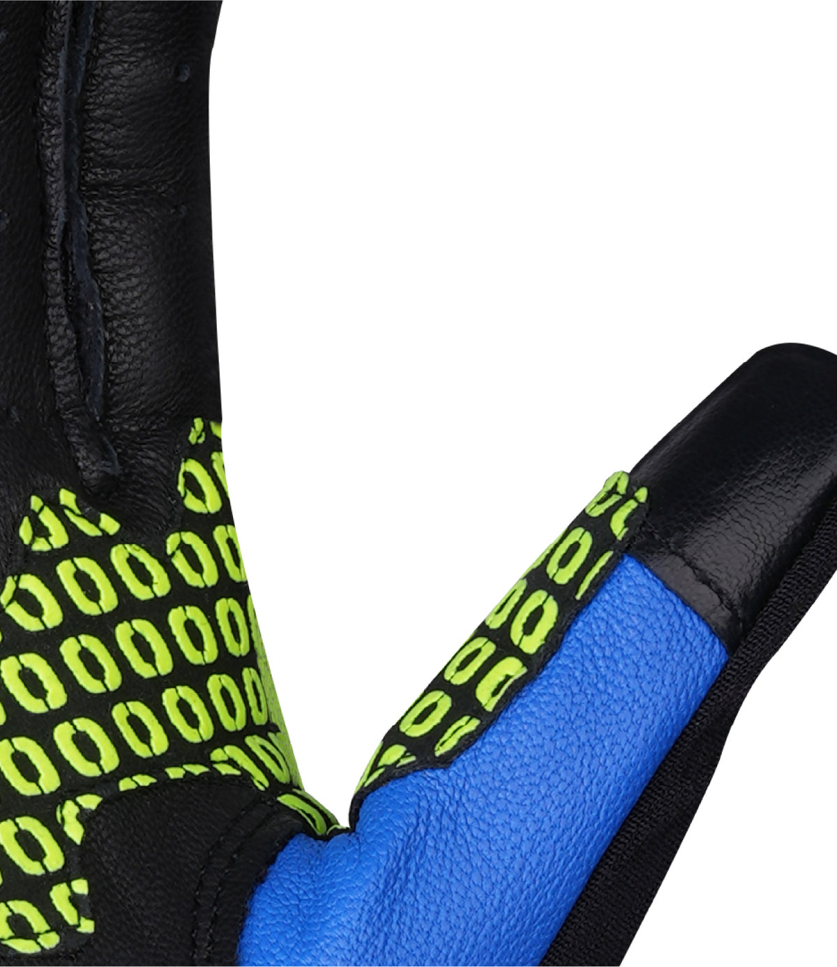 Rynox Gravel Dualsport Riding Gloves in Hi Viz Green Blue Black Color - Motocross, Off-Road riding gloves, Best riding gloves in india for off road bikes like impulse, Riding gloves for dirt bike motorcycle