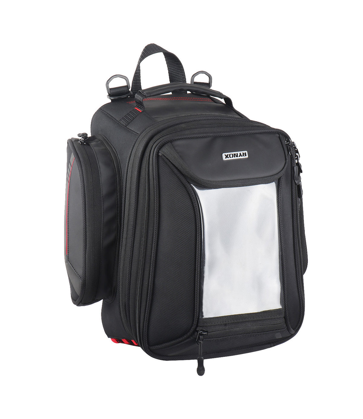Rynox Optimus 3 Tank Bag 21L Black Color - Versatile, Waterproof & Hassle-Free Motorcycle Magnetic Luggage Bag, Best Luggage Bag for Bike Riders, Best tank bag for bikes in india for road trips, long touring, adventure tours,