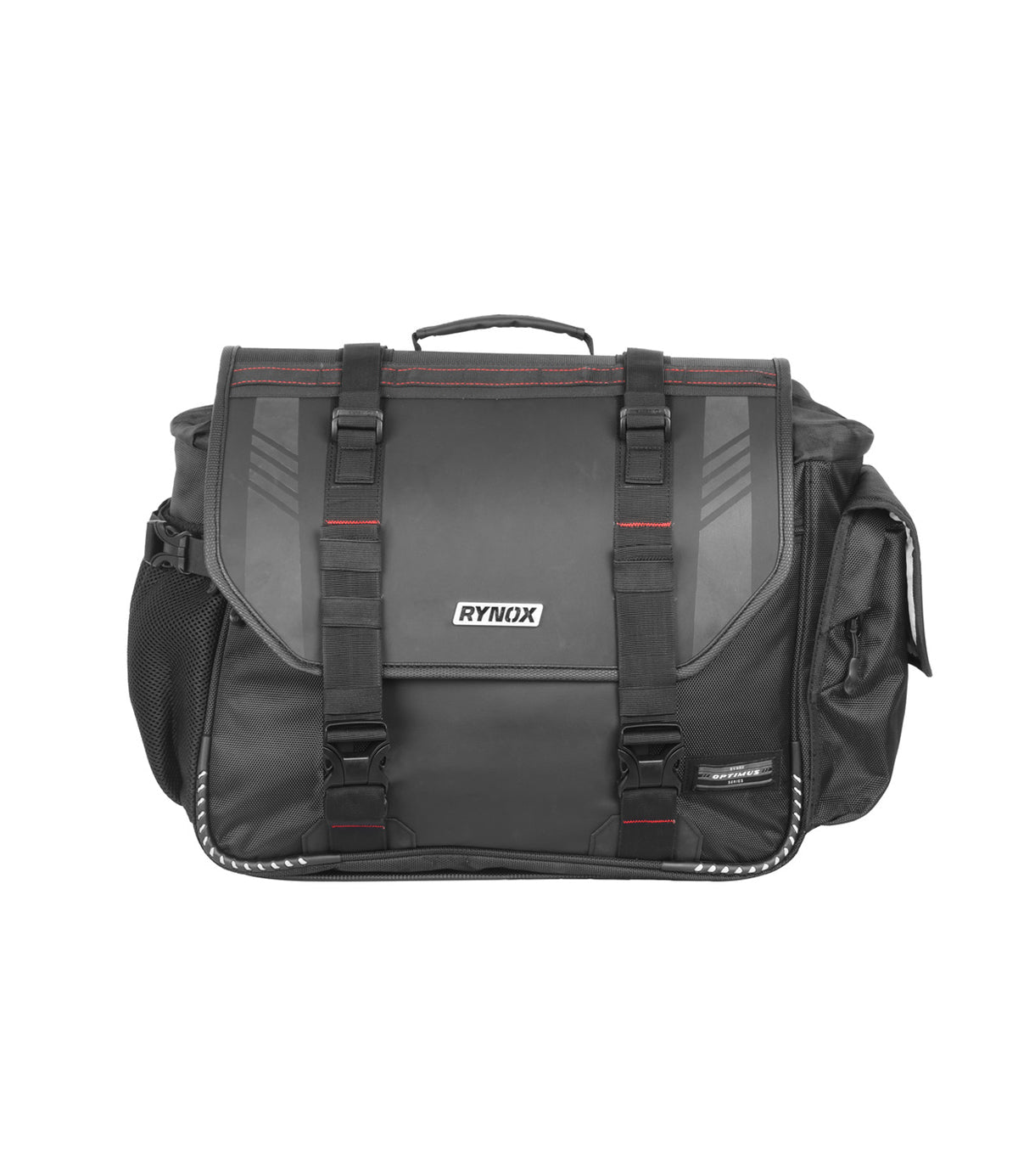 Rynox Optimus Saddle Bag 60L - Stormproof Black color - Sleek & Functional Motorcycle Luggage, Best Saddle Bag for Bikes in India, Best Bike Lugagge Bag in India for Road Trips, Long touring,
