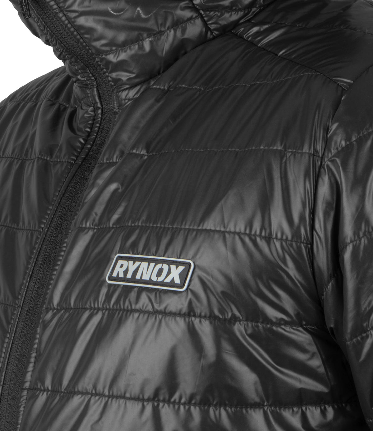 Rynox Surge Winter Motorcycle Jacket - Black Bomber Jacket for Bike Riders, Lightweight Winter Layer Puffer Riding Jacket for Indian Riders made for cold weather and Indian roads, specially used for long touring during winters and road trips