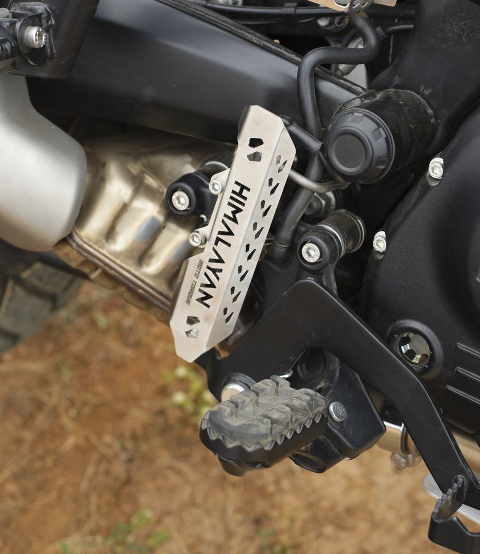 Moto Torque Rear Master Cylinder Guard For Royal Enfield Himalayan 450 - Stainless Steel