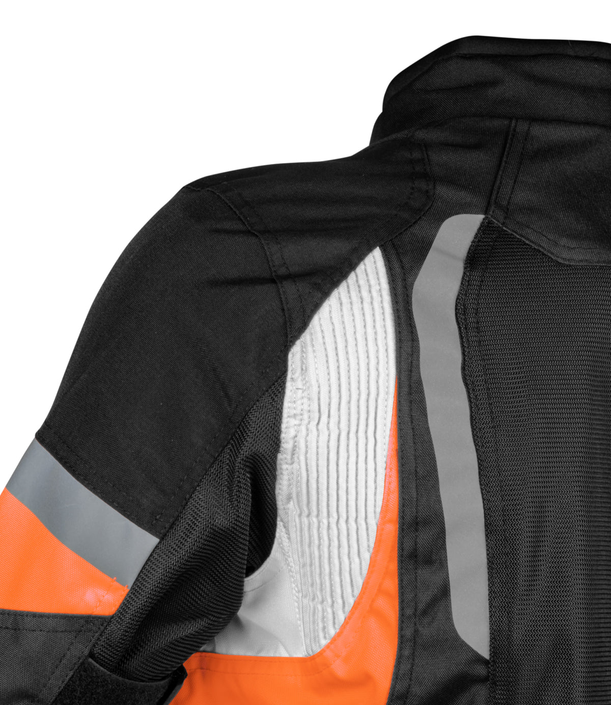RYNOX Tornado Pro 4 Riding Jacket - CE Level 2 Certified Class A Black Orange Touring Jacket for Bikes in India, Best Riding Jacket for indian motorcycle for road trips. Best Rynx Riding gear in India.