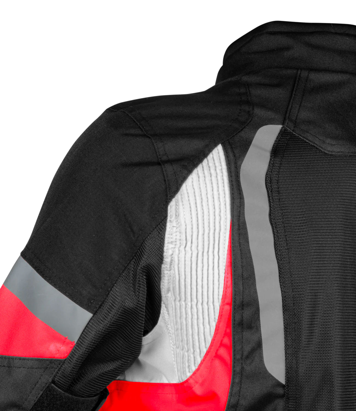 RYNOX Tornado Pro 4 Riding Jacket - CE Level 2 Certified Class A Black Red Touring Jacket for Bikes in India, Best Riding Jacket for indian motorcycle for road trips. Best Rynx Riding gear in India.