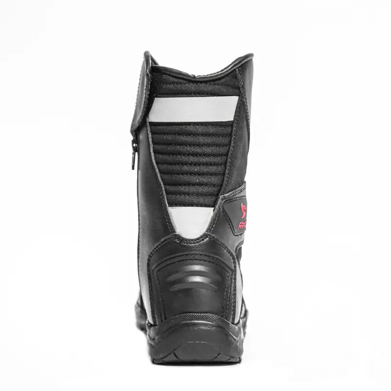 Raida Discover Motorcycle Riding Boots in Black Color – Water-Resistant, Tall Touring Boots With Isi Safety, Best Riding Boots in India for Bike Riders, Long Touring, Road Trips