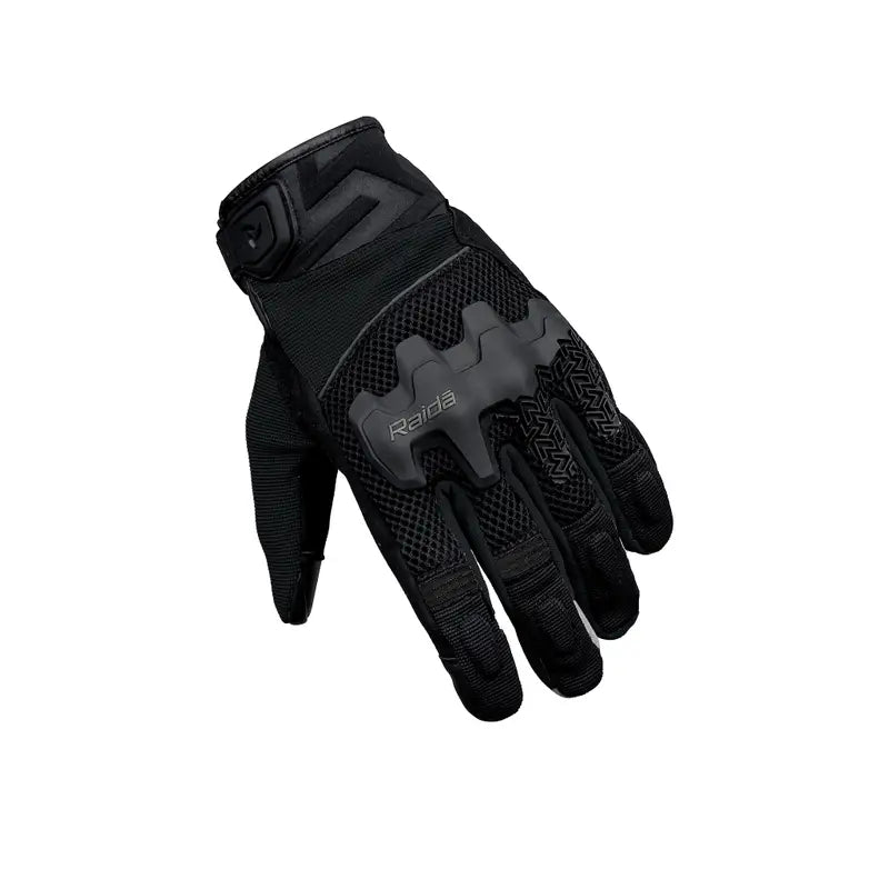 Raida Drift Motorcycle Riding Gloves in Black Grey Color, Waterproof gloves with All-Terrain Protection & Comfort, Best Riding Gloves in India for Bike Riders, Best Bike Gloves for safe riding, long touring, road trips