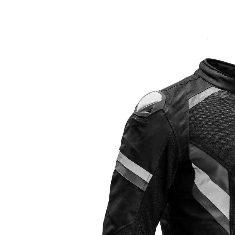 Raida Frigate Riding Jacket Black – Ce Level 2 Armored Mesh Jacket With Metal Sliders, Best Riding Jacket in India, Best Mesh Jacket in India for bike rikders