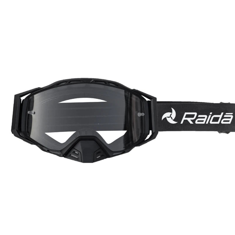 Raida Trailcraft Eyewear Anti-Fog Goggle with clear visor – Ce Certified Uv400 Goggles With Otg Fit For Off-Road Riders, Best Goggles for Bike Riders, Best Anti Fog Goggles in India, Goggles for Long touring, road trips, long tours, Riding Goggles for indian bikes