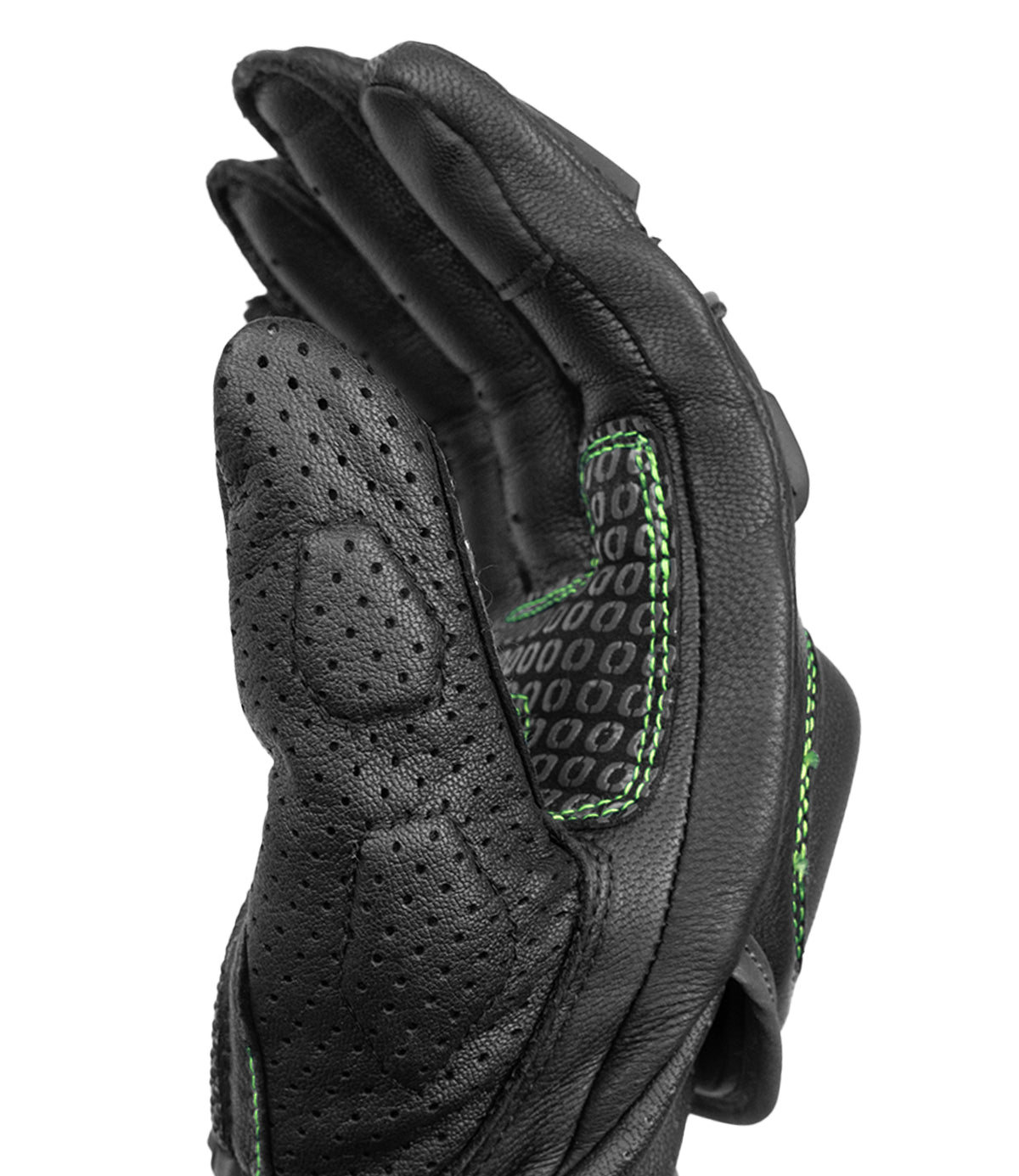 Rynox Advento Pro Riding Gloves in Black Green Color which is CE Certified Full Gauntlet Racing-Inspired Motorcycle Touring Gloves, Best Riding Gloves in India, Buy Motorcycle Bike Gloves in India for Ultimate Safety and perfect for Indian roads, Bike gloves for roadtrips and long touring.