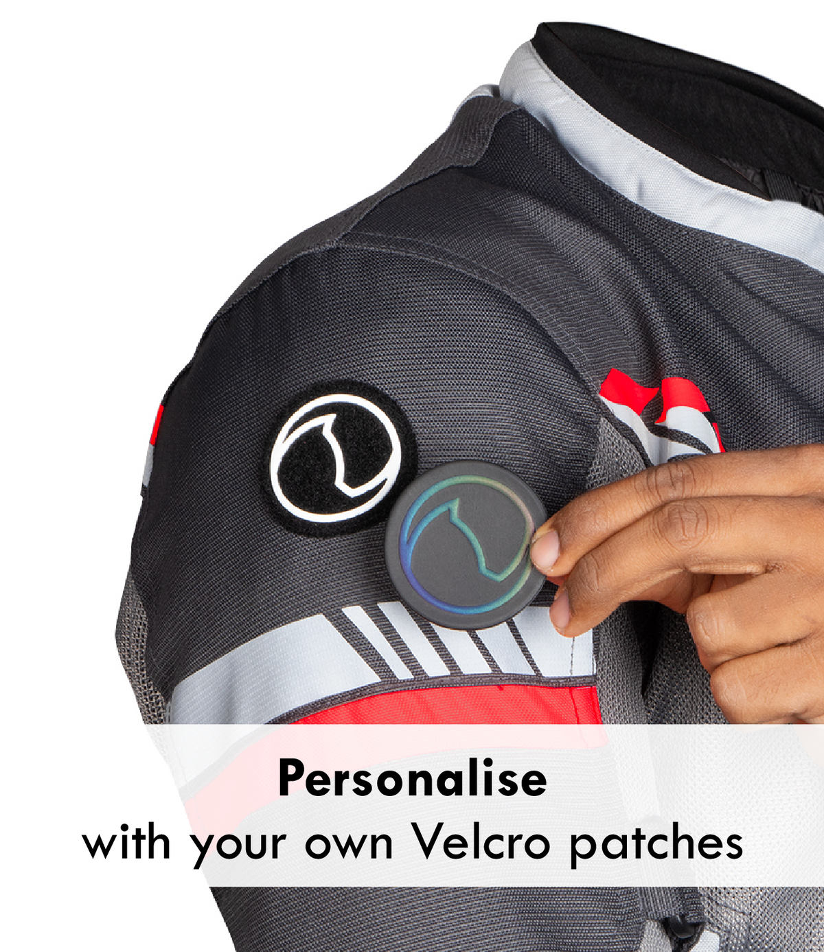 Rynox Air GT 4 Mesh Jacket in Grey Red Color - CE Level 2 Certified Class A Sporty Riding Jacket for Commutes and Adventures, Best Riding Jacket under 8k, Best Mesh Jacket in india safe for indian roads and best for road trips, Rynox Riding Jacket for men for Indian Bikes and all motorcyles in India