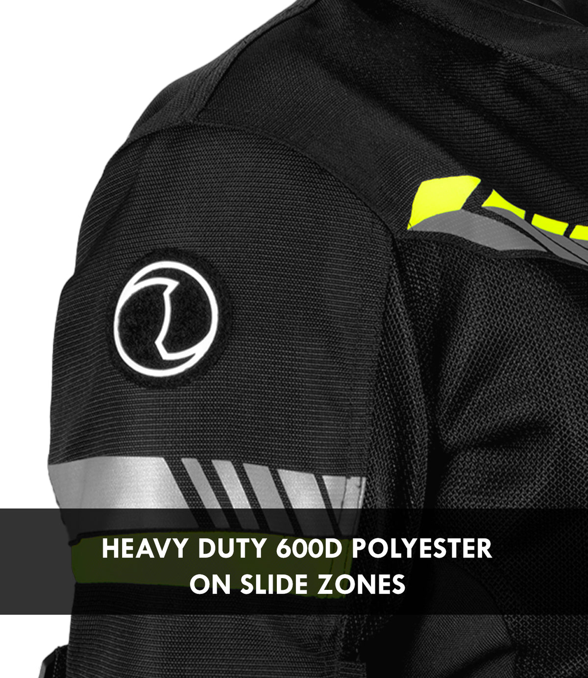 Rynox Air GT 4 Womens Riding Jacket in stylish black hi viz green color - CE Level 2 Certified Touring Jacket for Women, Best riding jacket for women riders in india, best womens riding jacket under 10,000, womens riding jacket for road trips and long tours made especialy for women who ride on indian roads and indian motorcycle bikes