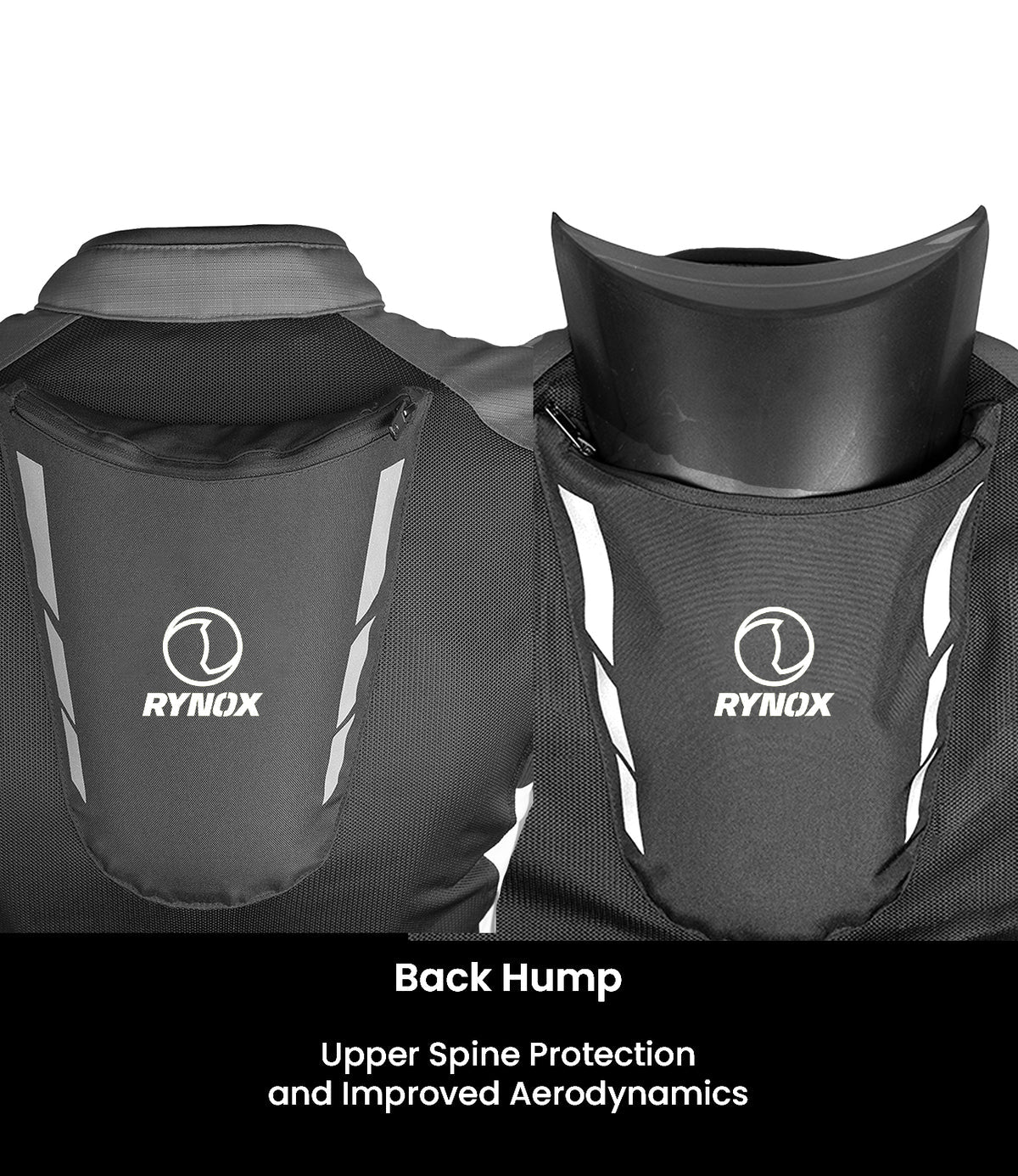 Rynox DELTA GT Sports Riding Jacket in Black White Color | CE Level 2 Protection, Moto Sport Touring & Summer Mesh Ventilation, Best Riding Gear in India, Best Riding Jackets for Bike riders made for Indian Roads. Motorcycle Jackets for Long touring and road trips