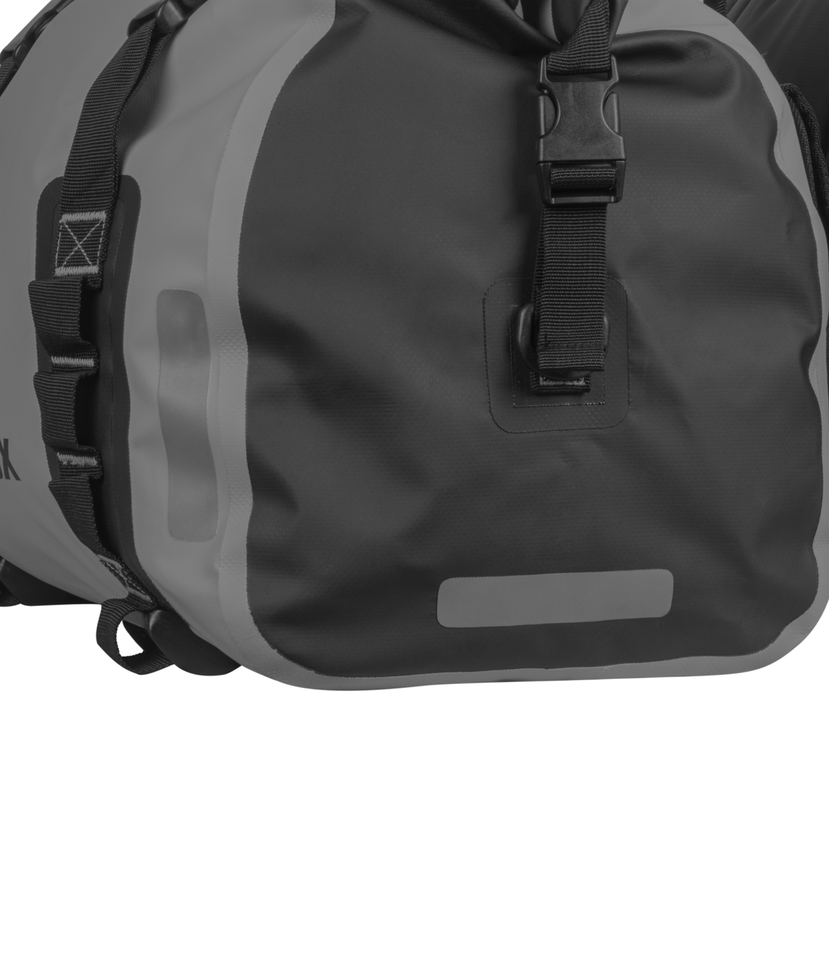 Rynox Expedition Stormproof Motorcycle Saddle Bag Light Grey Color - 64L Cargo Luggage Capacity, Best Saddle Bag in india for Bike Riders for Long touring, Adveture tours, road trips
