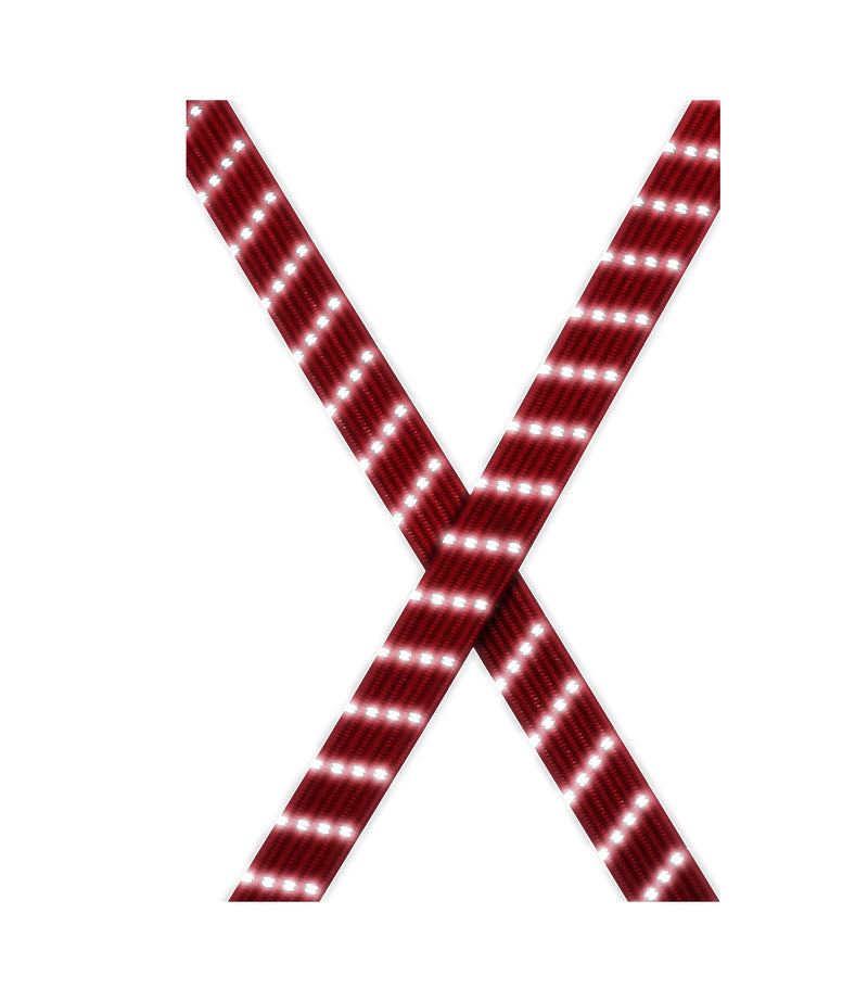 Rynox Gripper Bungee Cords Red color - Secure, Reflective, & Adaptable Straps, Luggage Straps for Bike Riders, Best Bungee Cords for Bikes in India.