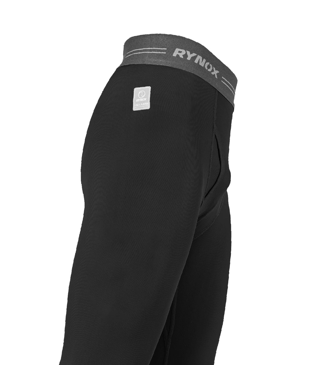 Rynox Vapour Pro Performance Layer - Black Lower BaseLayer, Inner Base layer for bike riders, Best Inner wear performance layer in India for Indian Men Riders for road trips and long touring