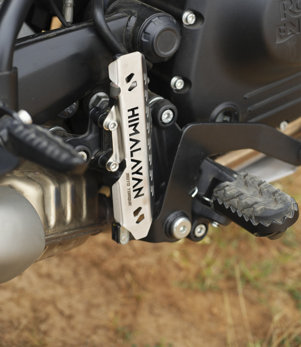 Moto Torque Rear Master Cylinder Guard For Royal Enfield Himalayan 450 - Stainless Steel
