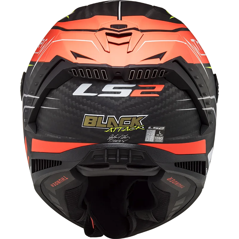 Best LS2 Black attack Graphic Helmet in India, Red Yellow Bike Helmet certified for indian roads, Matt Colorful stylish looking Safest Helmets for racing