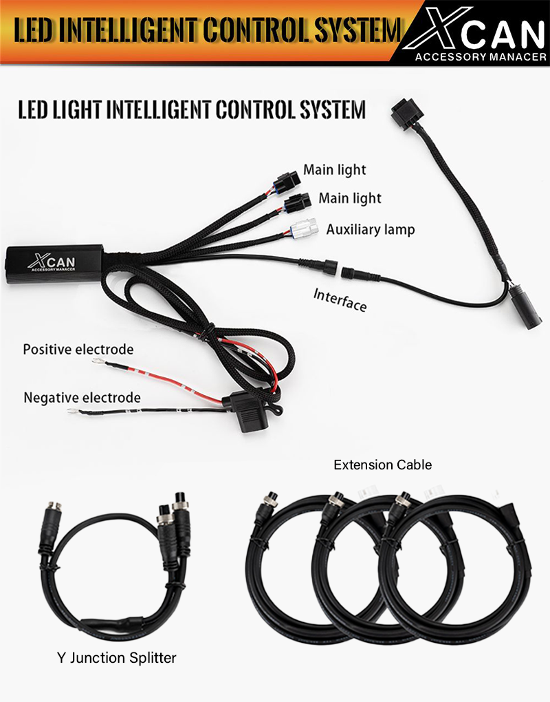 Motorfans BMW X-CAN LED Light Control System for BMW GS/GSA Models