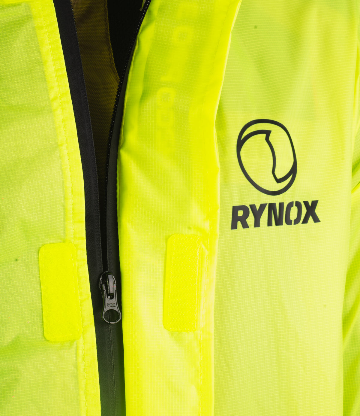 RYNOX H2Go Pro 3 Rain Jacket in Hi Viz Green Yellow Nuon Color - Premium Waterproof Riding Gear in India for Motorcycle Bike Riders specially designed for long touring or road trips on Indian Bikes to protect against heavy monsoon rains