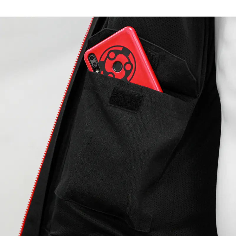 Raida Bolt Motorcycle Jacket in Back Red Color – Ce Level 2 Armored, Lightweight All-Terrain Riding Jacket, Best Riding Jacket for Bike Riders in India, Best Bike Jacket for Long Touring, Road Trips, Long Bike Rides with full safety protection