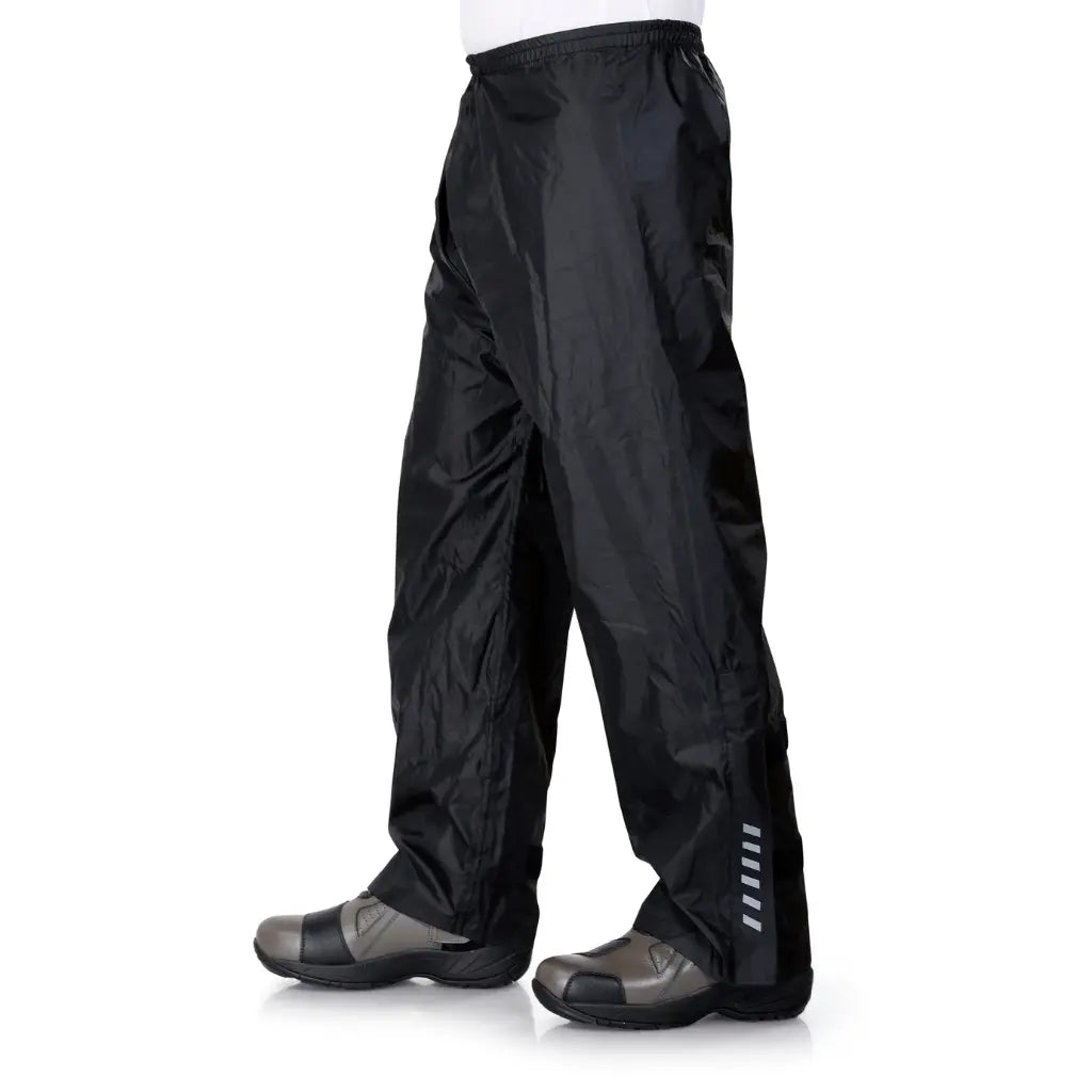 Raida Drymax 15K Rainpants in Black Color – Waterproof Riding Rain Pant With 15,000Mm Protection, Best Rain Pants for Bike Riders, Long Touring, Road Trips, Bike Trips, Best Waterproof Pants in India for monsoon