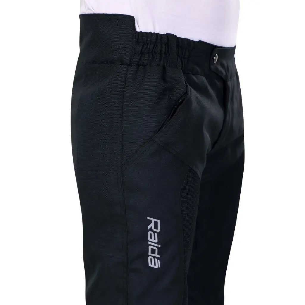 Raida Tourer Motorcycle Riding Pants in Black Color – Ce Level 2 Armored, Lightweight Touring Pants, Best Riding pants under 5000, Best Bike pants in india for riders, made for indian roads and indian motorcycle bikes, Best pants for long touring, bike rides, road trips