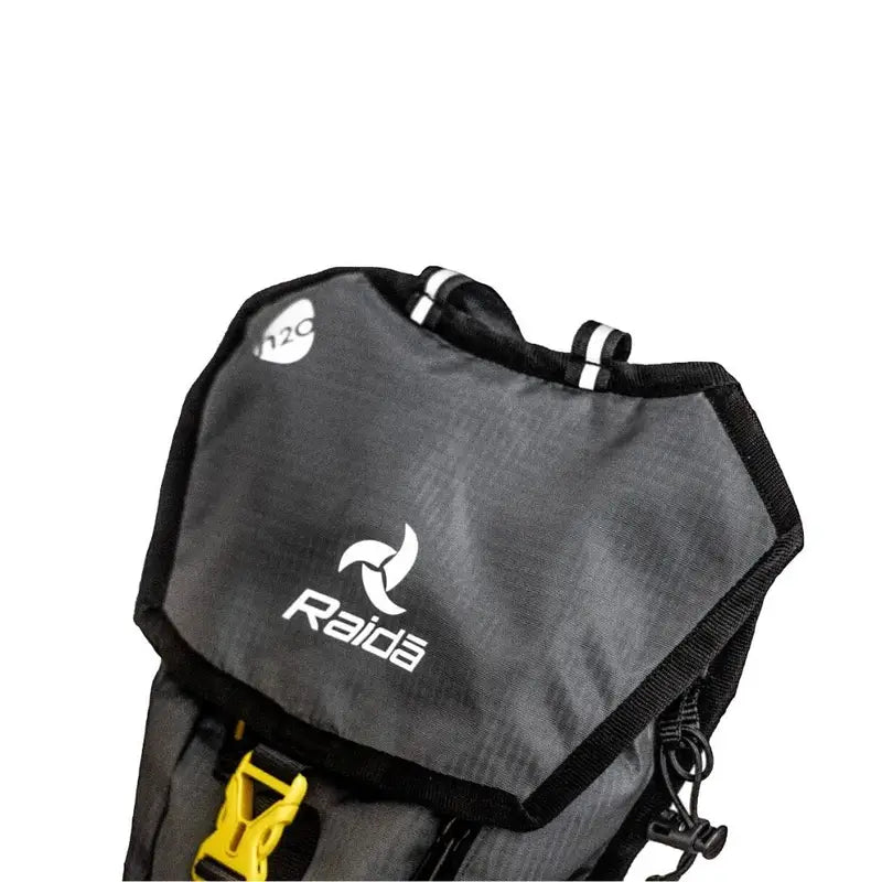 Raida Ultra Hydration Backpack in Grey Color – 5L Cargo Luggage With 2L Bladder & Insulated Tube, Best Hydration Backpack in India, Best water bag for Bike Riders, Hydration Bag for Riders for Long Touring, Road Trips, Bike Riding