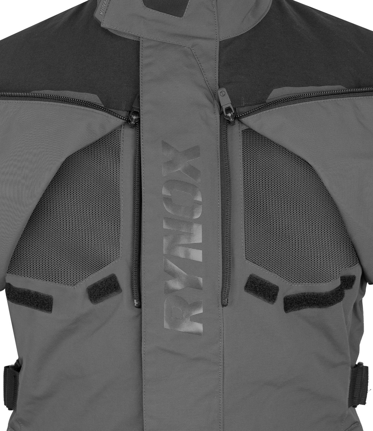 Rynox Advento Pro ADV Riding Jacket in Black Grey Color | CE Level 2 Protection, Lightweight & All-Terrain Touring Jacket, Best Riding Jacket in India for Bike Riders for Indian Roads, Best Touring Jacket for Road Trips and Long Touring specially designed for Indian Motorcycle Bikes