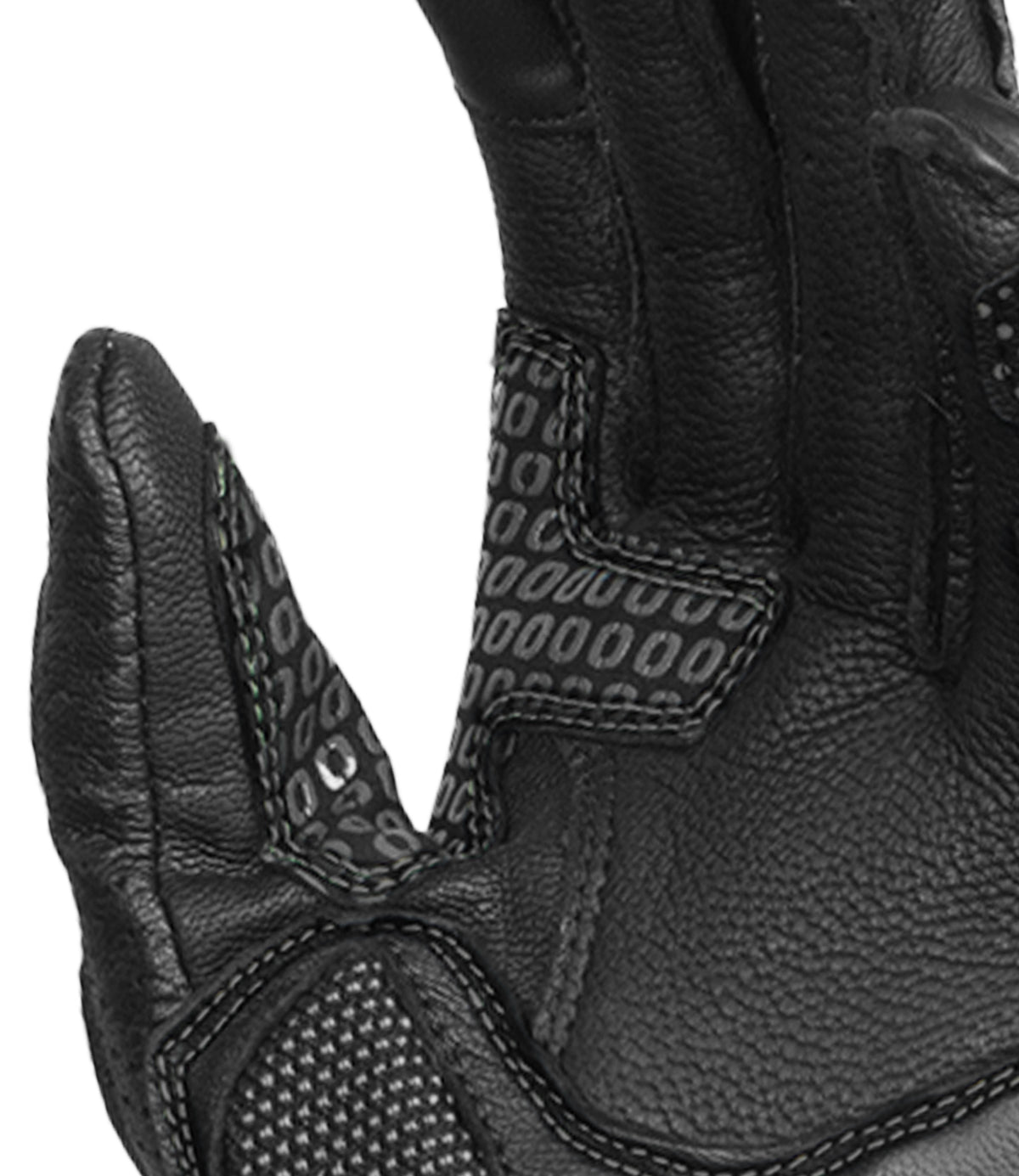 Rynox Advento Pro Riding Gloves in Black Grey Red Color which is CE Certified Full Gauntlet Racing-Inspired Motorcycle Touring Gloves, Best Riding Gloves in India, Buy Motorcycle Bike Gloves in India for Ultimate Safety and perfect for Indian roads, Bike gloves for roadtrips and long touring.