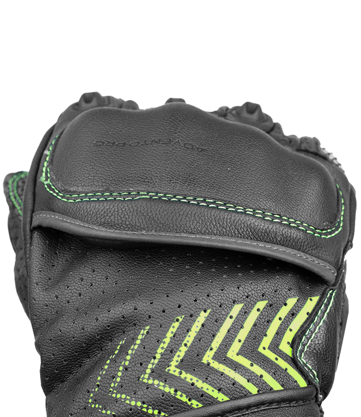 Rynox Advento Pro Riding Gloves in Black Green Color which is CE Certified Full Gauntlet Racing-Inspired Motorcycle Touring Gloves, Best Riding Gloves in India, Buy Motorcycle Bike Gloves in India for Ultimate Safety and perfect for Indian roads, Bike gloves for roadtrips and long touring.
