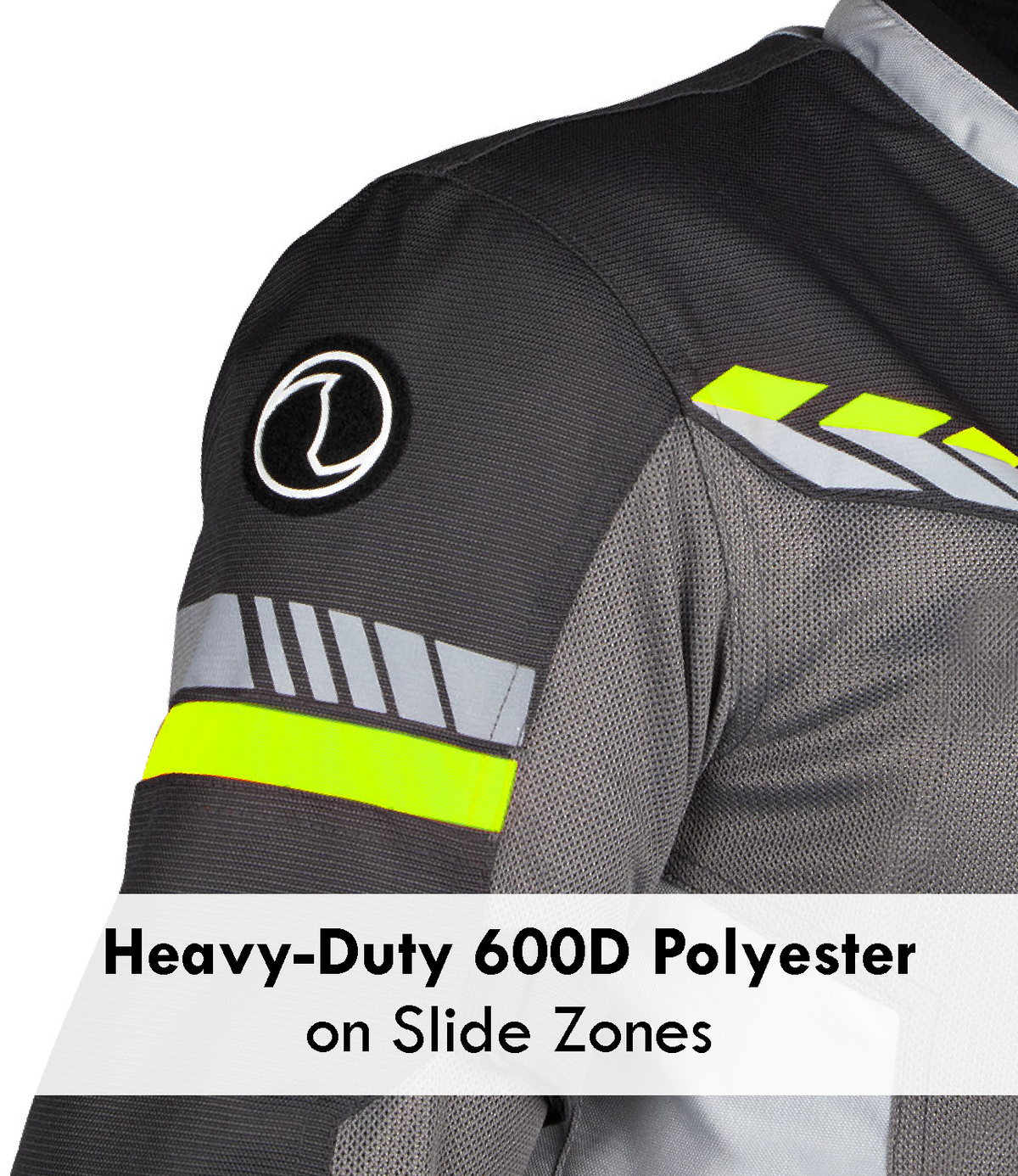 Rynox Air GT 4 Mesh Jacket in Grey Hi Viz Green Color - CE Level 2 Certified Class A Sporty Riding Jacket for Commutes and Adventures, Best Riding Jacket under 8k, Best Mesh Jacket in india safe for indian roads and best for road trips, Rynox Riding Jacket for men for Indian Bikes and all motorcyles in India