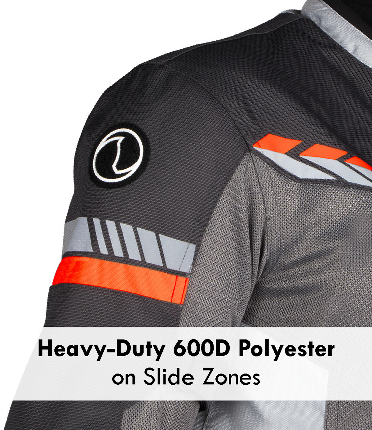Rynox Air GT 4 Mesh Jacket in Grey Hi Viz Orange Color - CE Level 2 Certified Class A Sporty Riding Jacket for Commutes and Adventures, Best Riding Jacket under 8k, Best Mesh Jacket in india safe for indian roads and best for road trips, Rynox Riding Jacket for men for Indian Bikes and all motorcyles in India