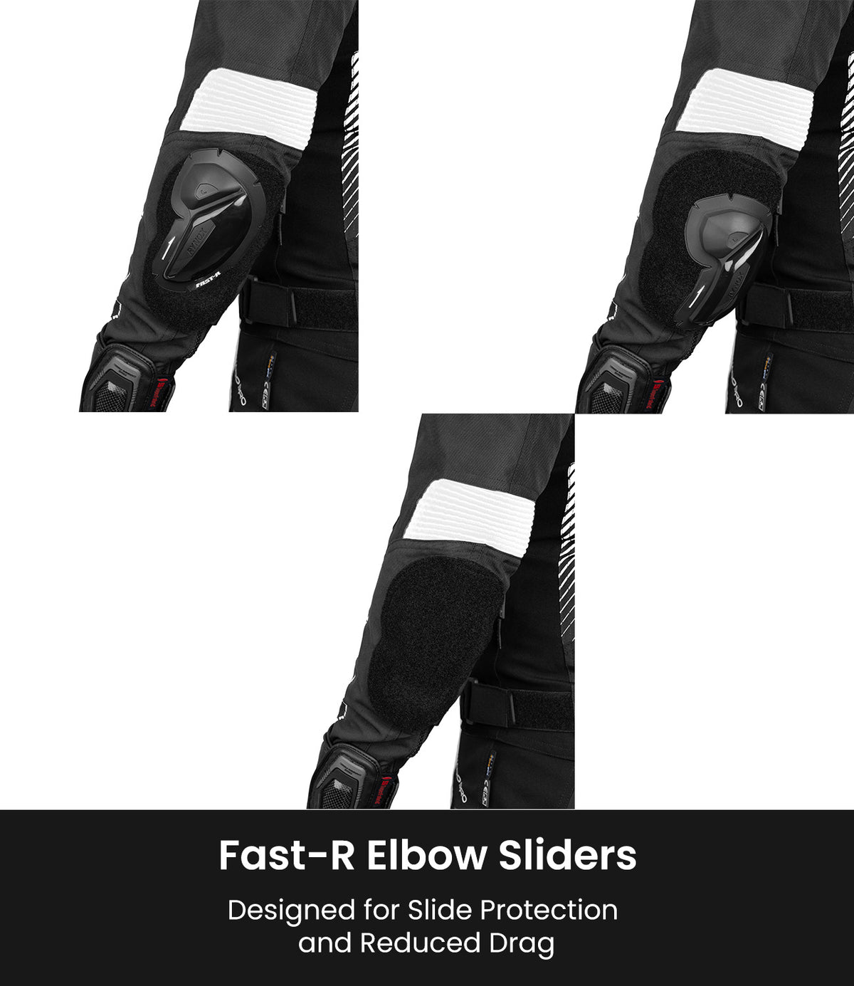 Rynox Apex Evo Riding Jacket in Black White | CE Certified Class AA Rated Supersport Jacket with RHEON Level 2 Armor, Best Riding Jacket in India, Best Riding Jacket in India under 15000, Bike Jacket for sport riding, road trips and long touring, Sports jacket for indian sports bikes designed for indian roads