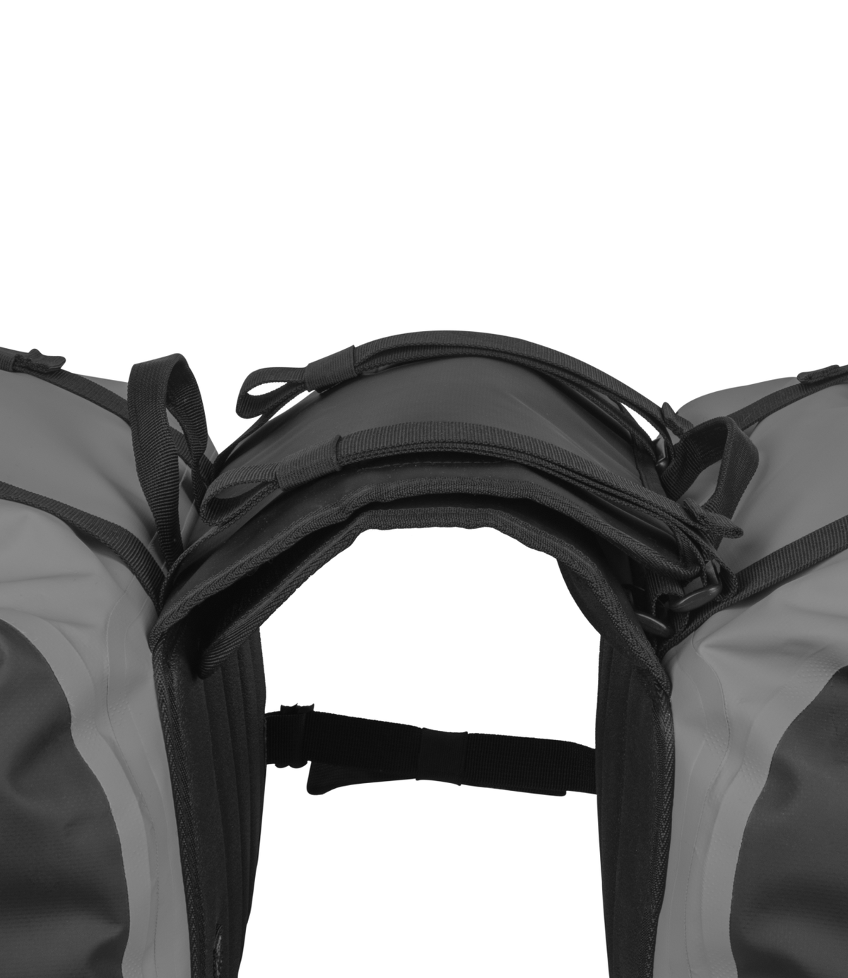 Rynox Expedition Stormproof Motorcycle Saddle Bag Light Grey Color - 64L Cargo Luggage Capacity, Best Saddle Bag in india for Bike Riders for Long touring, Adveture tours, road trips