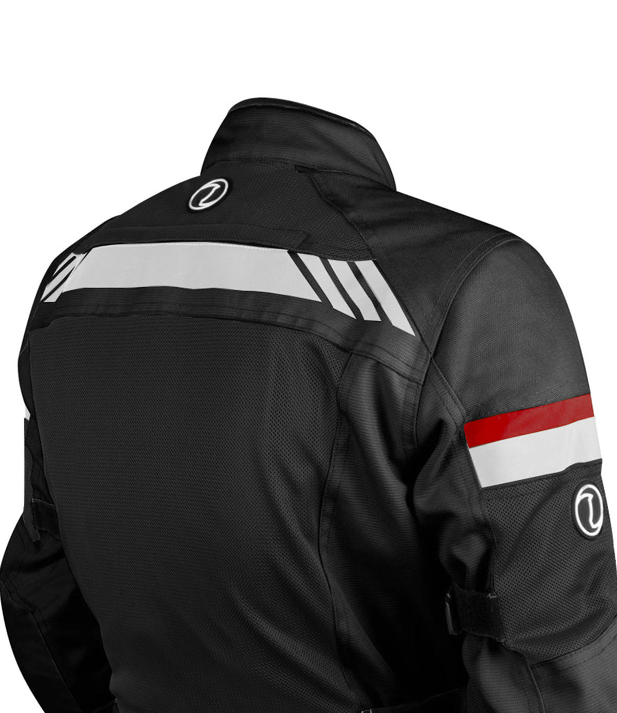 Rynox Stealth Air Pro Riding Jacket with Black Red Stylish Color - CE Level 2 Certified ADV Touring Jacket, Best Riding Jacket in India under 10,000, Safe Riding Gears for Indian Bikes, Best Rynox Riding jacket for motorcyle bikes in india