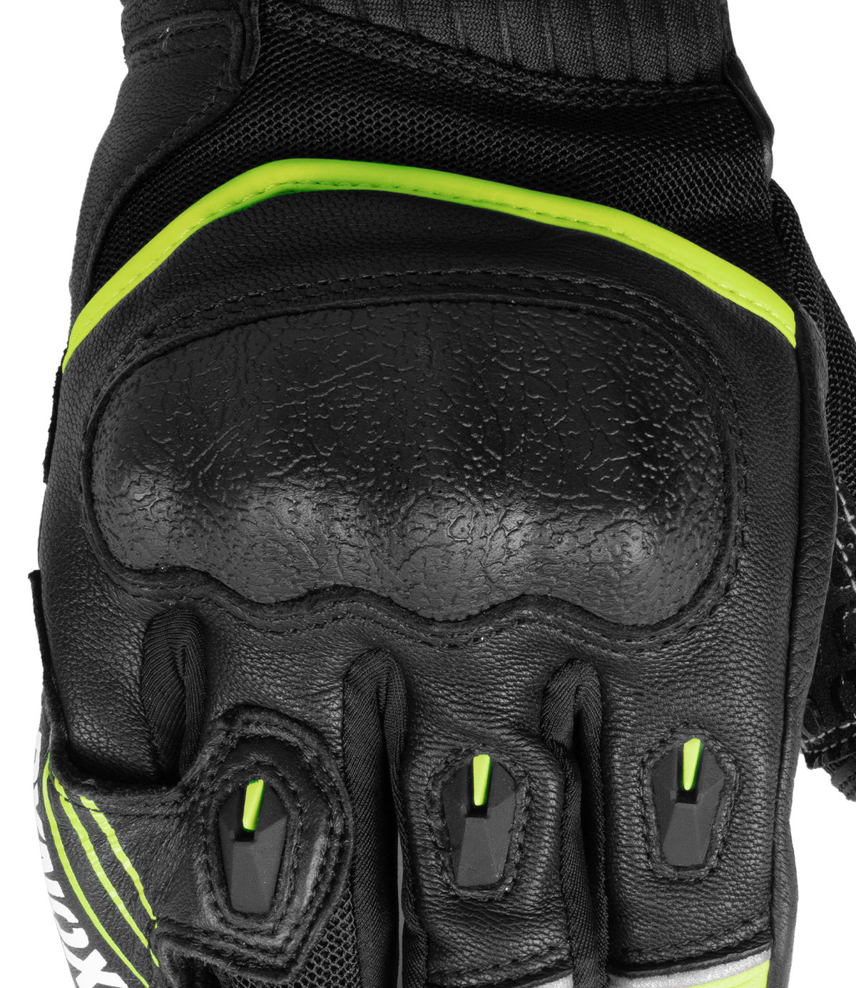 Rynox Tornado Pro 4 Riding Gloves - Black Yellow Color, Best riding gloves in India are made of Leather, D3O Protection & Touchscreen Friendly. Best Bike Gloves for road trips, long touring and specially made for indian bikes