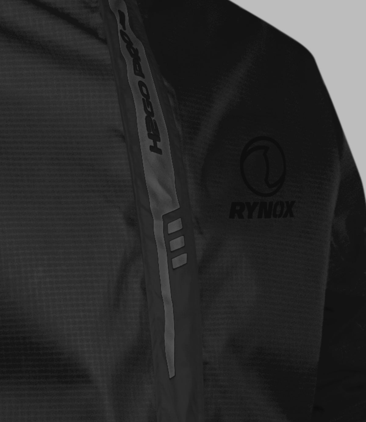 RYNOX H2Go Pro 3 Rain Jacket in Black Color - Premium Waterproof Riding Gear in India for Motorcycle Bike Riders specially designed for long touring or road trips on Indian Bikes to protect against heavy monsoon rains
