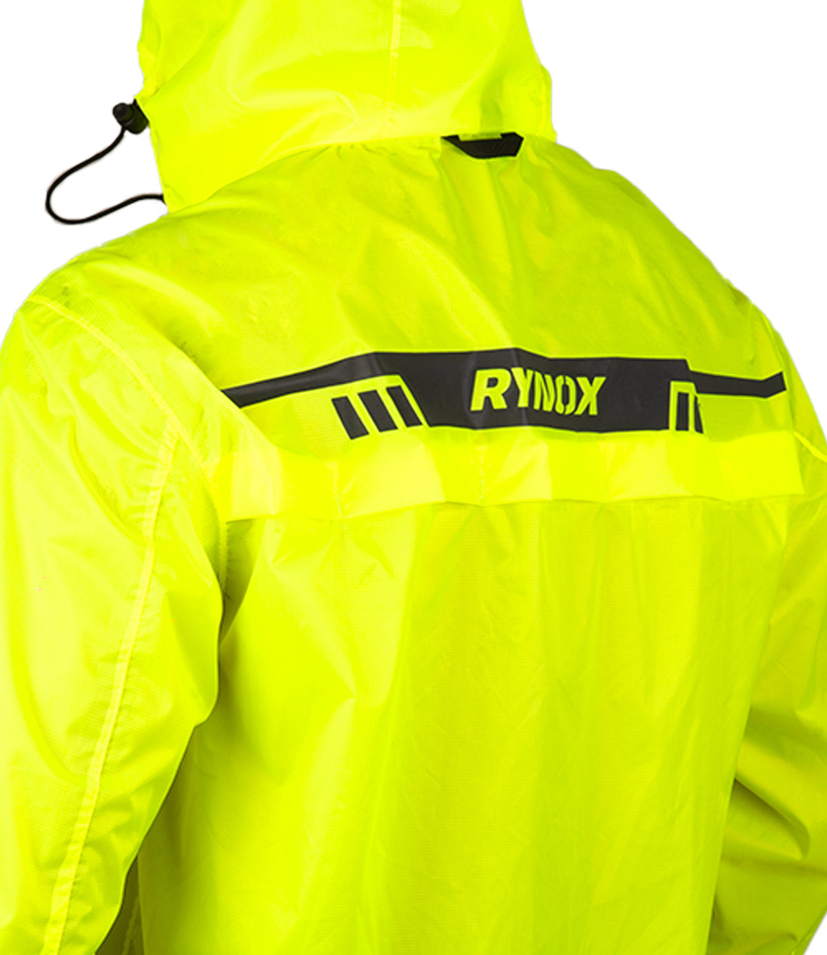 RYNOX H2Go Pro 3 Rain Jacket in Hi Viz Green Yellow Nuon Color - Premium Waterproof Riding Gear in India for Motorcycle Bike Riders specially designed for long touring or road trips on Indian Bikes to protect against heavy monsoon rains