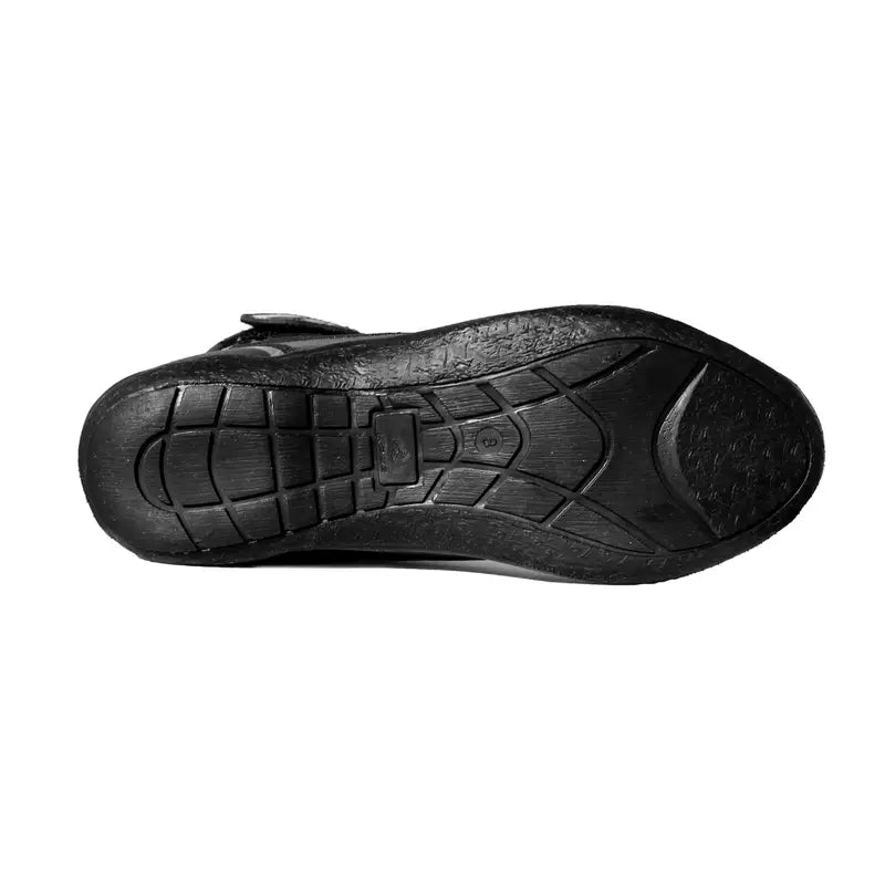 Raida Tourer Motorcycle Riding Boots Black Grey Color – Isi-Certified Short Touring Boots With Dual Zippers, Best Riding Boots in India, Best Riding Shoes for Long touring, Road trips.