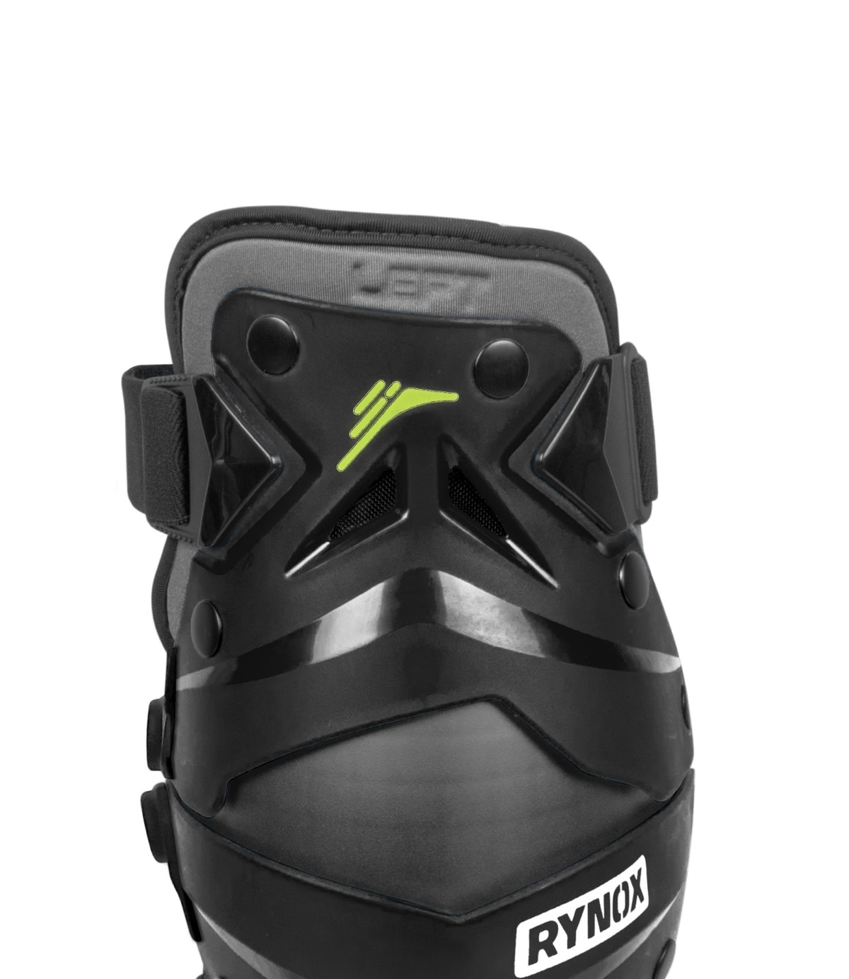 Rynox Bastion Bionic Knee Guards Black Hi Viz Green - Advanced CE Certified Motorcycle Knee Protection, Best Knee Guards in India, Rynox Knee Guards for Indian Bikes, Best Knee Guards for Touring and long road trips, High safety and best quality motorcycle guards for bikes in inda