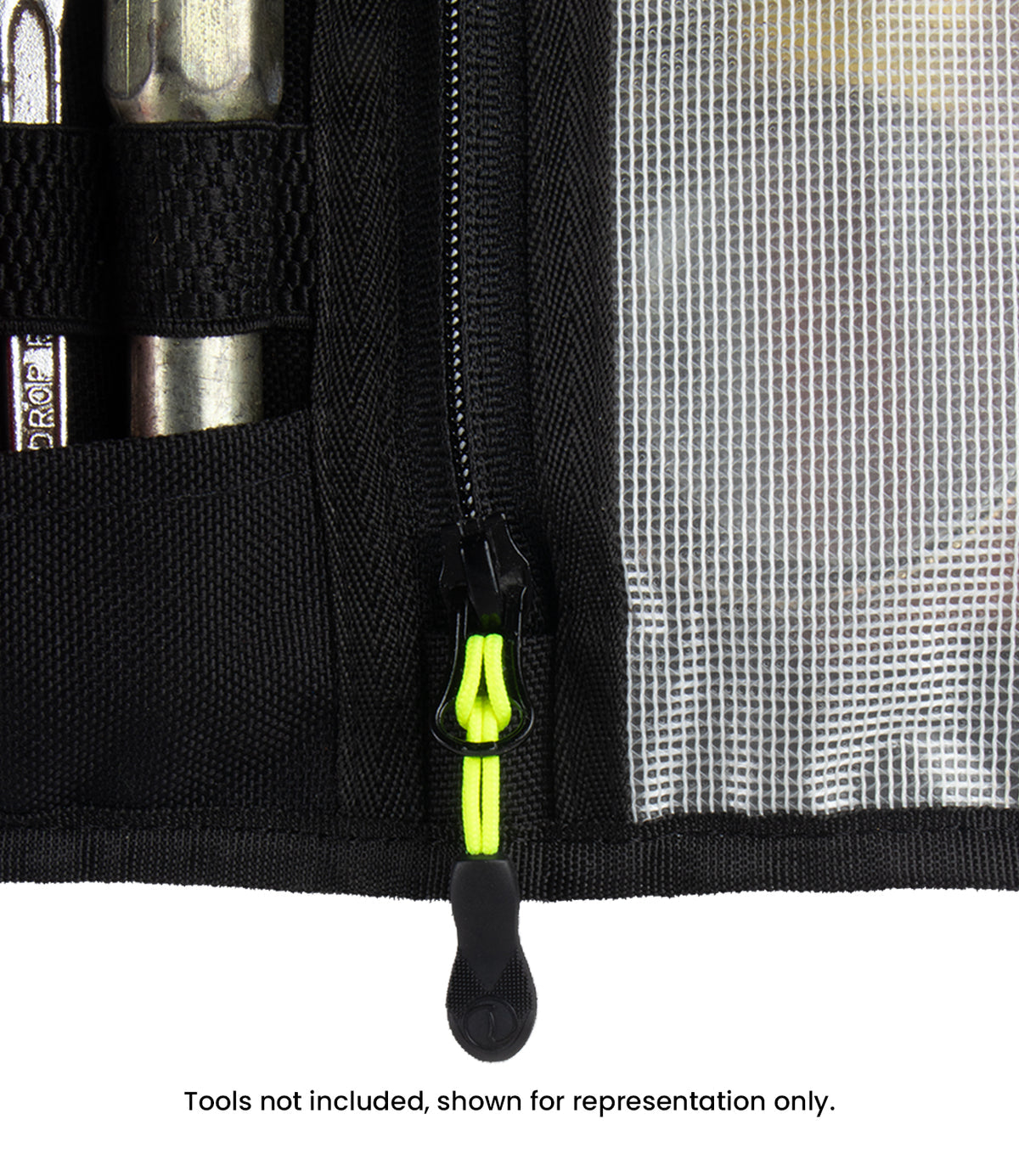 Rynox Navigator Tool Roll Utility Bag Black - Durable & Versatile Motorcycle Tool Organizer, Best Tool Bag for Bike Riding in India, Tool Bag for road trips, long touring, adventure tours for safety of Bike