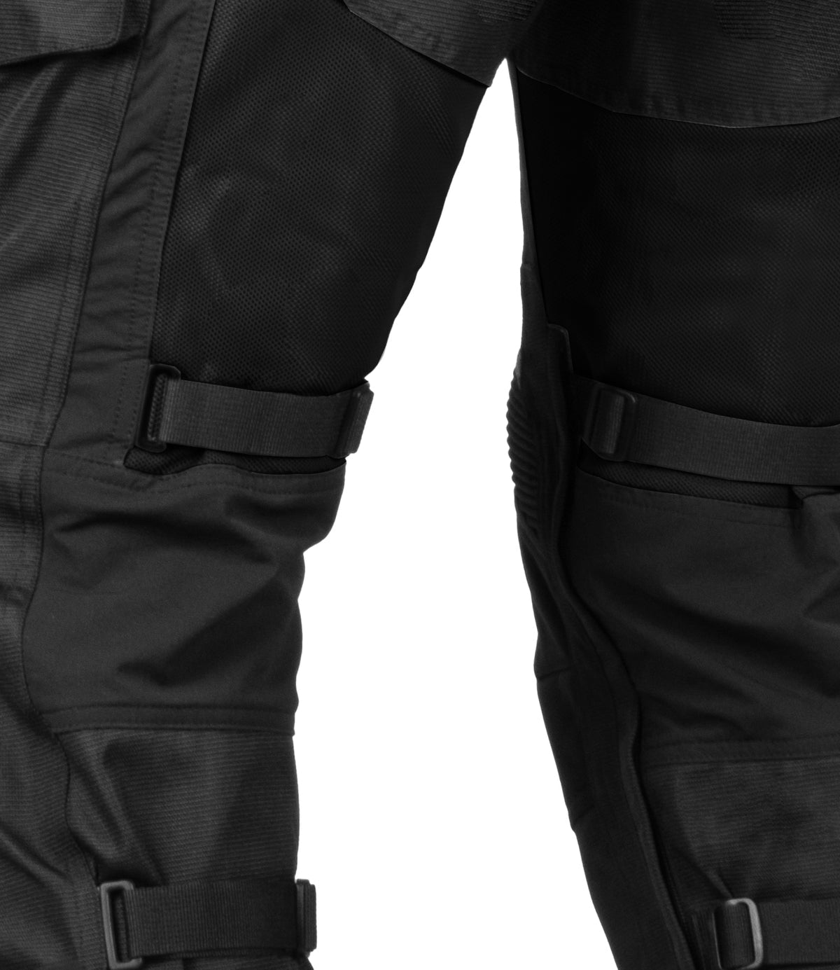 Rynox Stealth Air Pro Black Riding Pants - Adventure Motorcycle Pants with CE Level 2 Protection & Cordura Panels, Best Riding Pants in India, Best Motorcycle Pants with complete safety and protection for Touring, Road Trips and specially made for Indian Roads and Indian Bikes