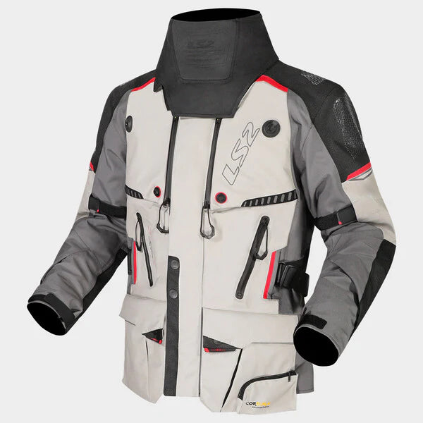 LS2 Apollo Mens Riding Jacket | AAA‑Certified Cordura® 3‑Layer Adventure Jacket – 100% Waterproof & Breathable