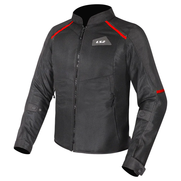 LS2 Riding Jacket Breeze Red